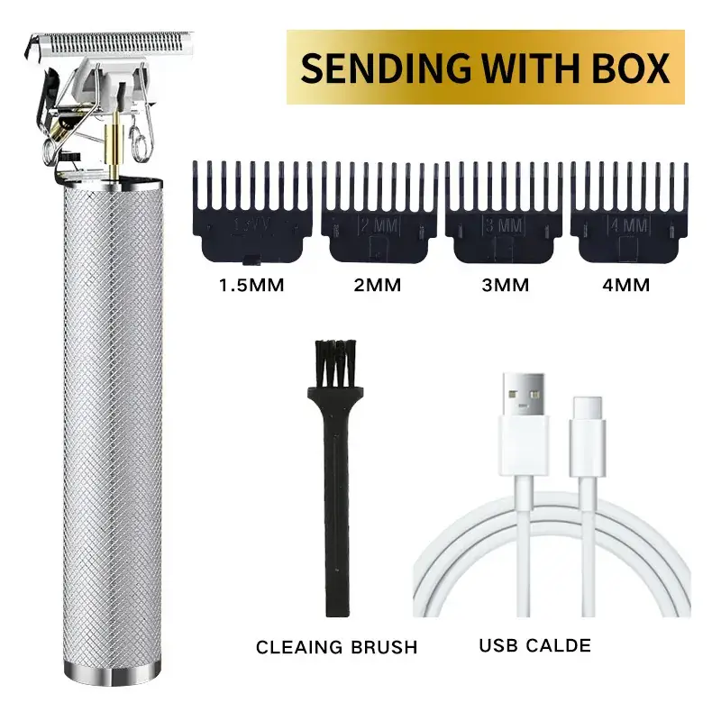 T9 Electric Hair Clipper with 3MM Blades & USB Cable - Image 25