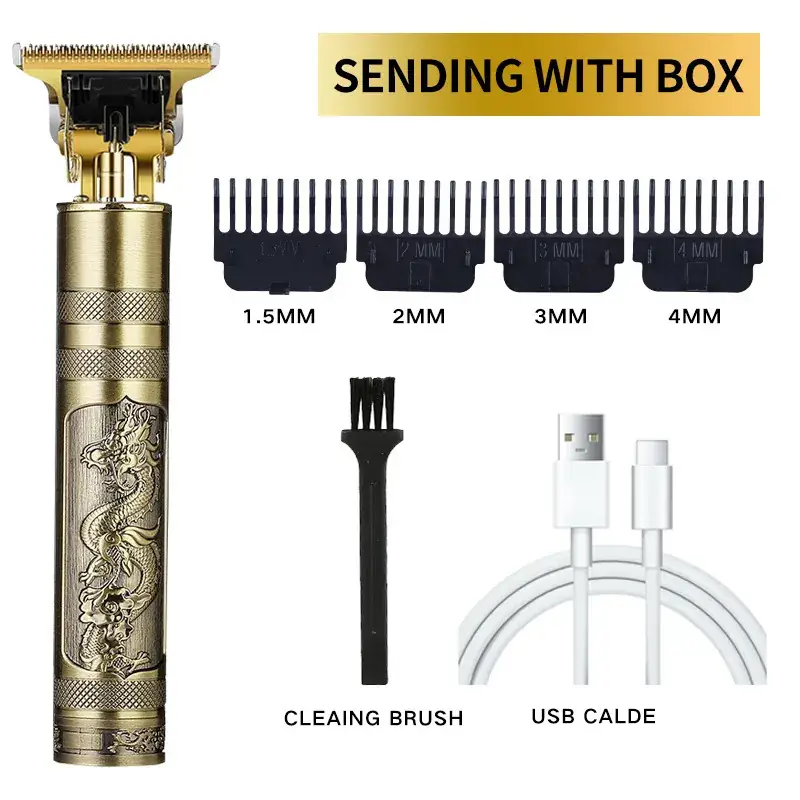 T9 Electric Hair Clipper with 3MM Blades & USB Cable - Image 28
