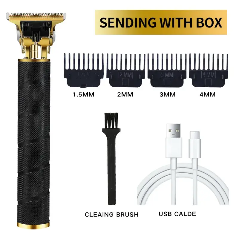 T9 Electric Hair Clipper with 3MM Blades & USB Cable - Image 33