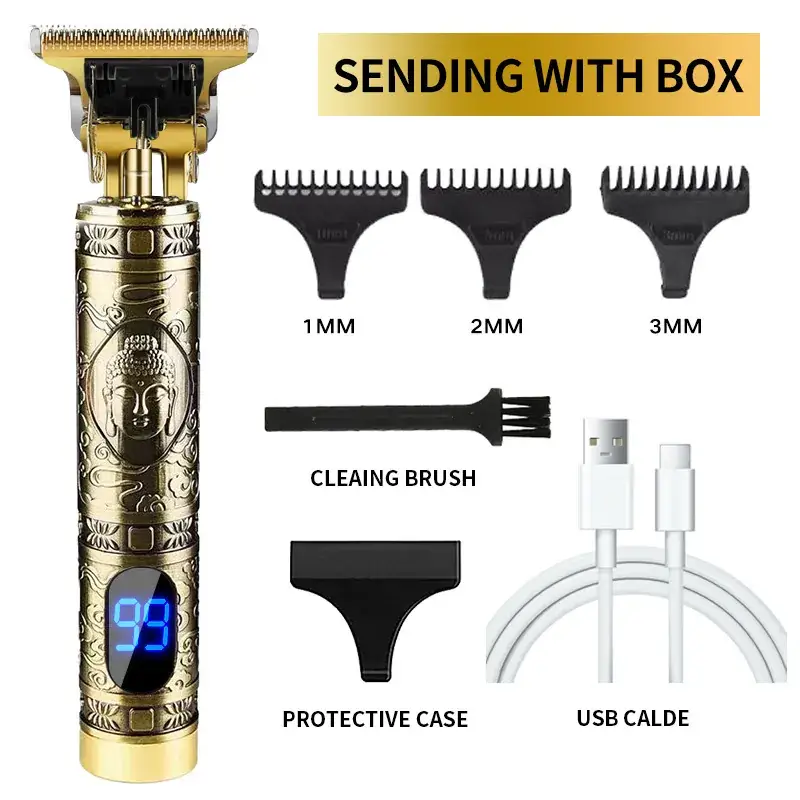 T9 Electric Hair Clipper with 3MM Blades & USB Cable - Image 39