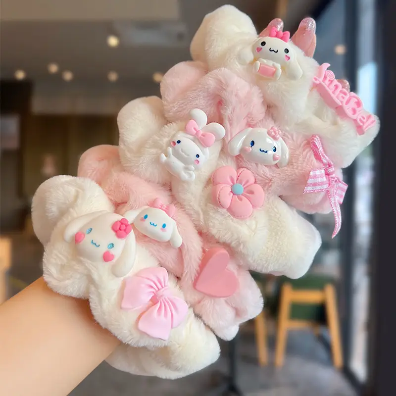 New Arrival: Soft Plush Hair Ring for Girls - Image 25