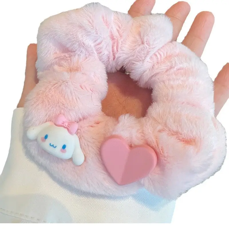New Arrival: Soft Plush Hair Ring for Girls - Image 28