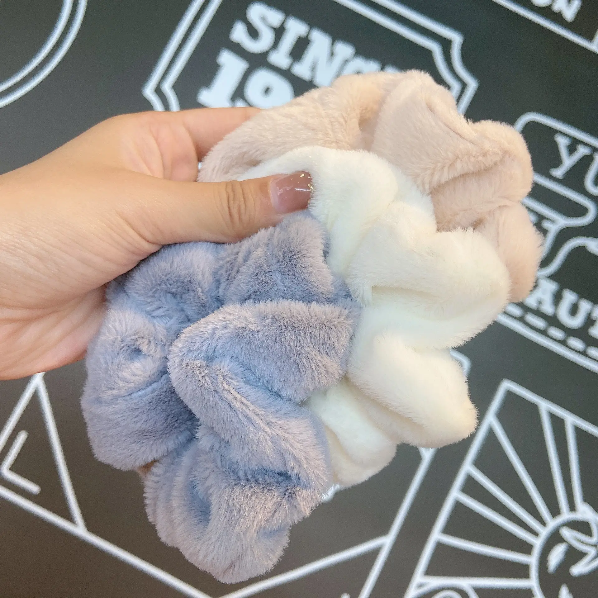 New Arrival: Soft Plush Hair Ring for Girls — feature 2
