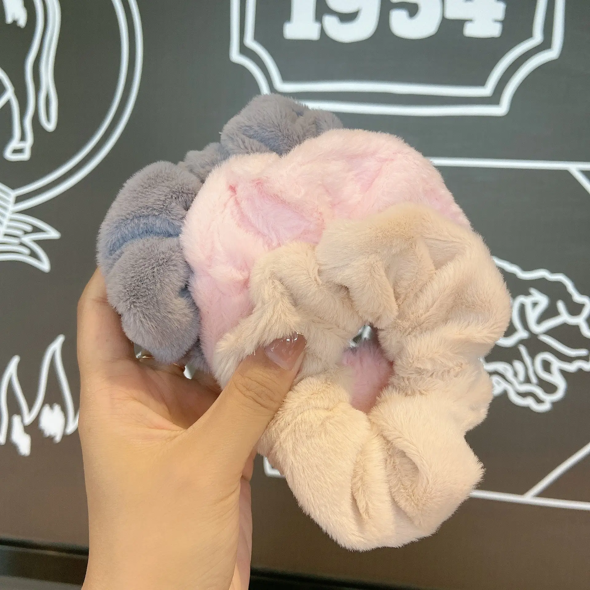 New Arrival: Soft Plush Hair Ring for Girls — feature 4