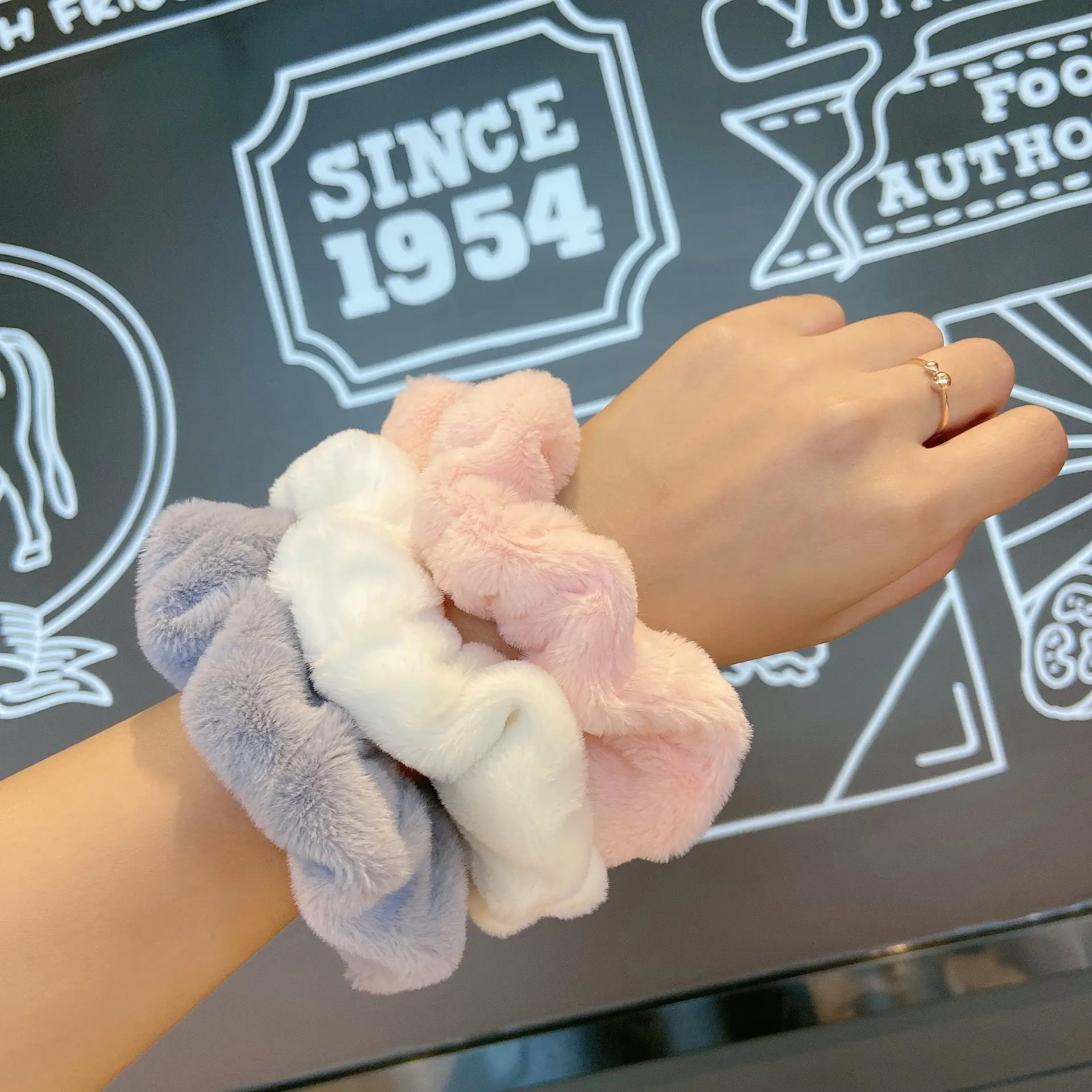 New Arrival: Soft Plush Hair Ring for Girls — feature 6