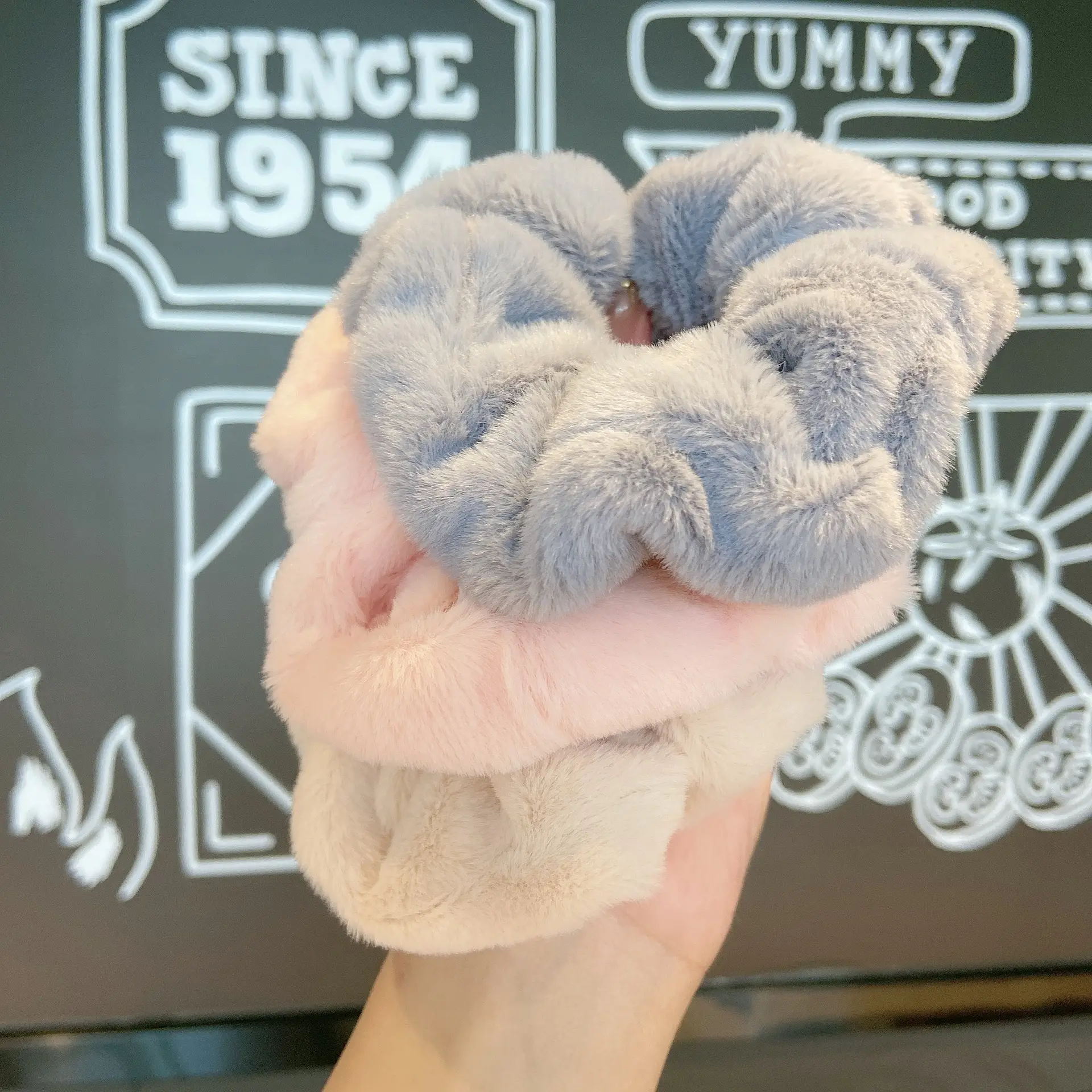 New Arrival: Soft Plush Hair Ring for Girls — feature 7