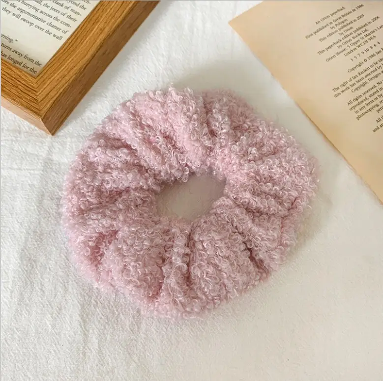 New Arrival: Soft Plush Hair Ring for Girls - Image 14