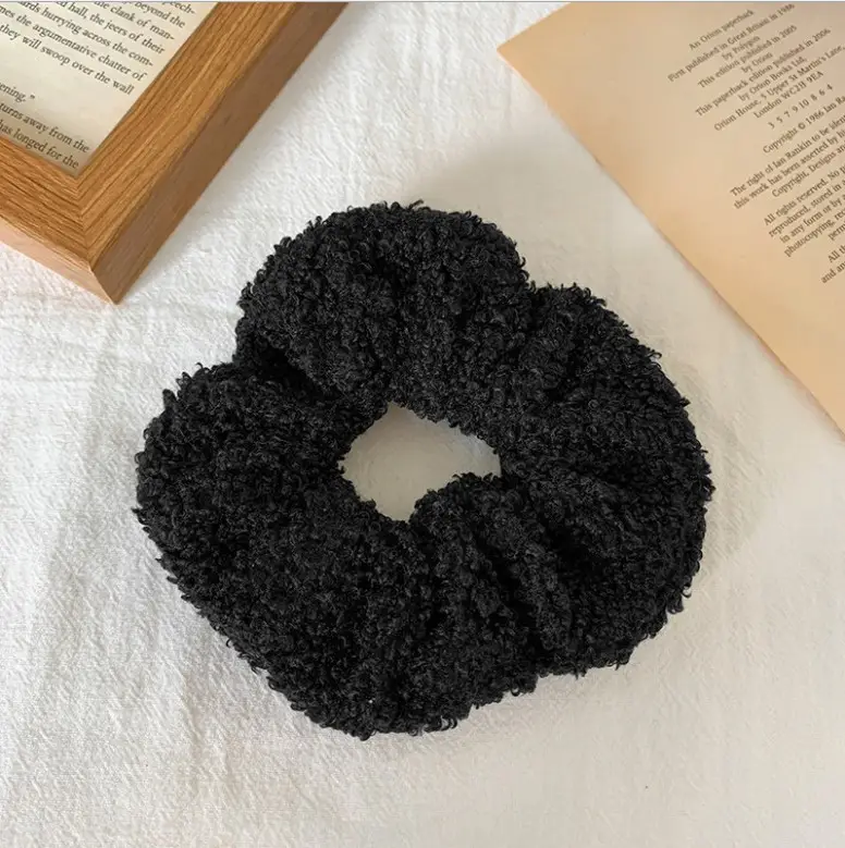 New Arrival: Soft Plush Hair Ring for Girls - Image 17