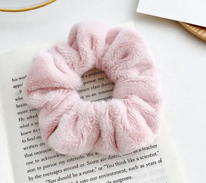 New Arrival: Soft Plush Hair Ring for Girls - Image 18