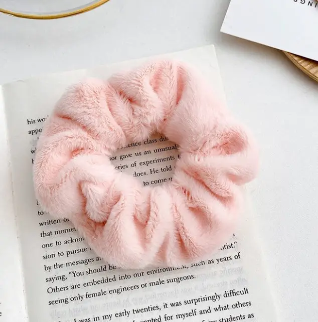 New Arrival: Soft Plush Hair Ring for Girls - Image 19