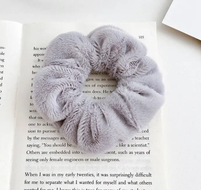 New Arrival: Soft Plush Hair Ring for Girls - Image 20