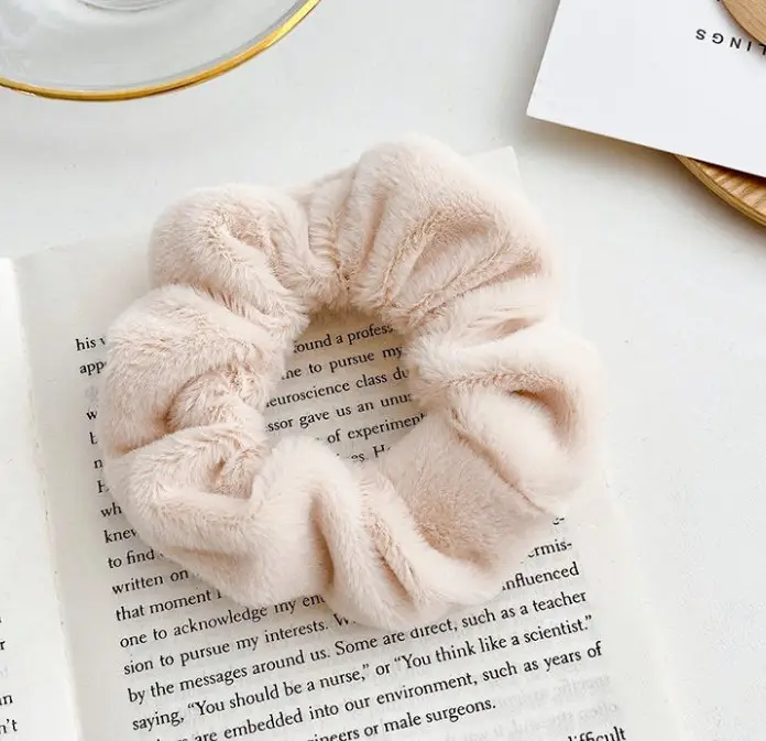 New Arrival: Soft Plush Hair Ring for Girls - Image 22