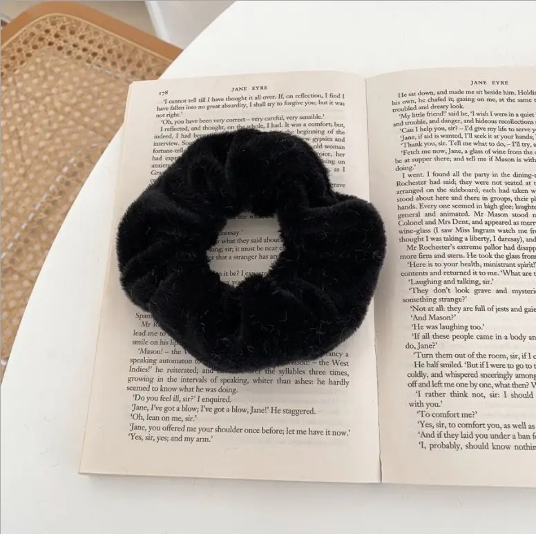New Arrival: Soft Plush Hair Ring for Girls - Image 23