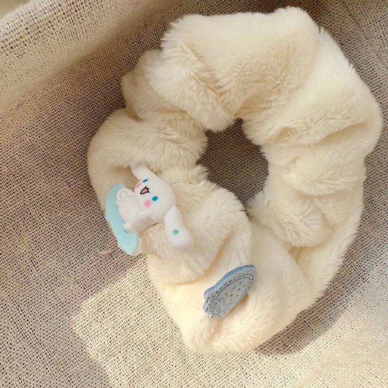 New Arrival: Soft Plush Hair Ring for Girls - Image 5