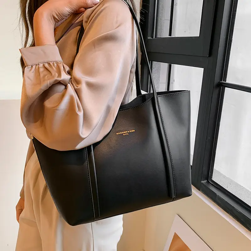 Meilade Women's Beige Large Tote Bag Autumn Winter 2026