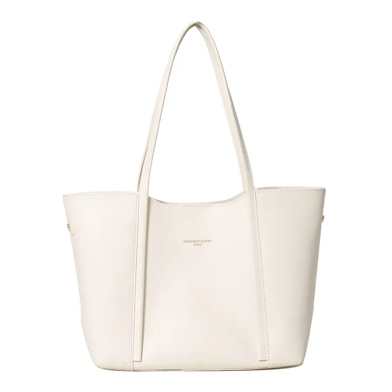 Meilade Women's Beige Large Tote Bag Autumn Winter 2026