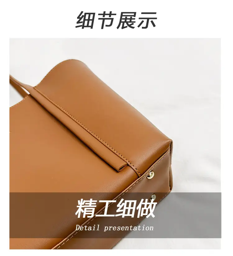 Meilade Women's Beige Large Tote Bag Autumn Winter 2026 — feature 13