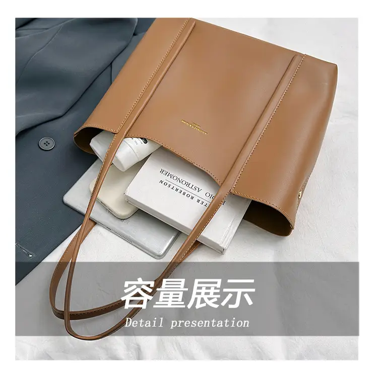 Meilade Women's Beige Large Tote Bag Autumn Winter 2026 — feature 16