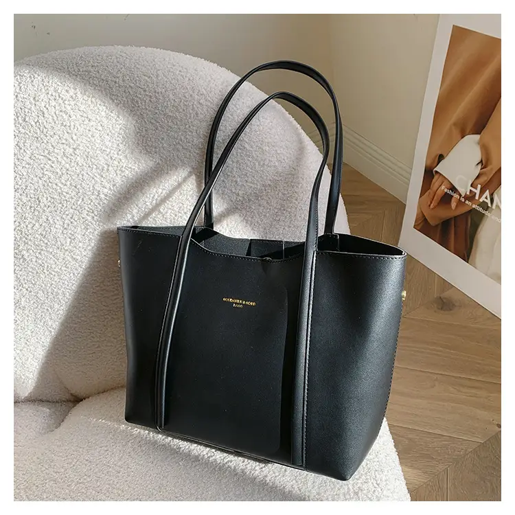 Meilade Women's Beige Large Tote Bag Autumn Winter 2026 — feature 23