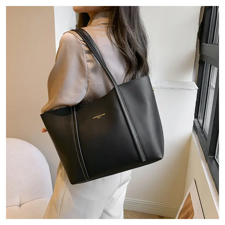 Meilade Women's Beige Large Tote Bag Autumn Winter 2026 — feature 30