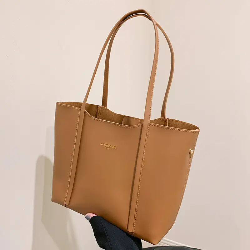 Meilade Women's Beige Large Tote Bag Autumn Winter 2026