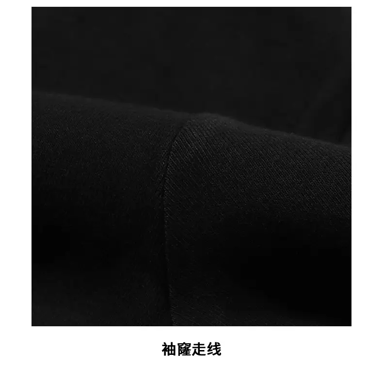 Men Winter Turtleneck T-Shirt 270g Solid Black White — feature 14
