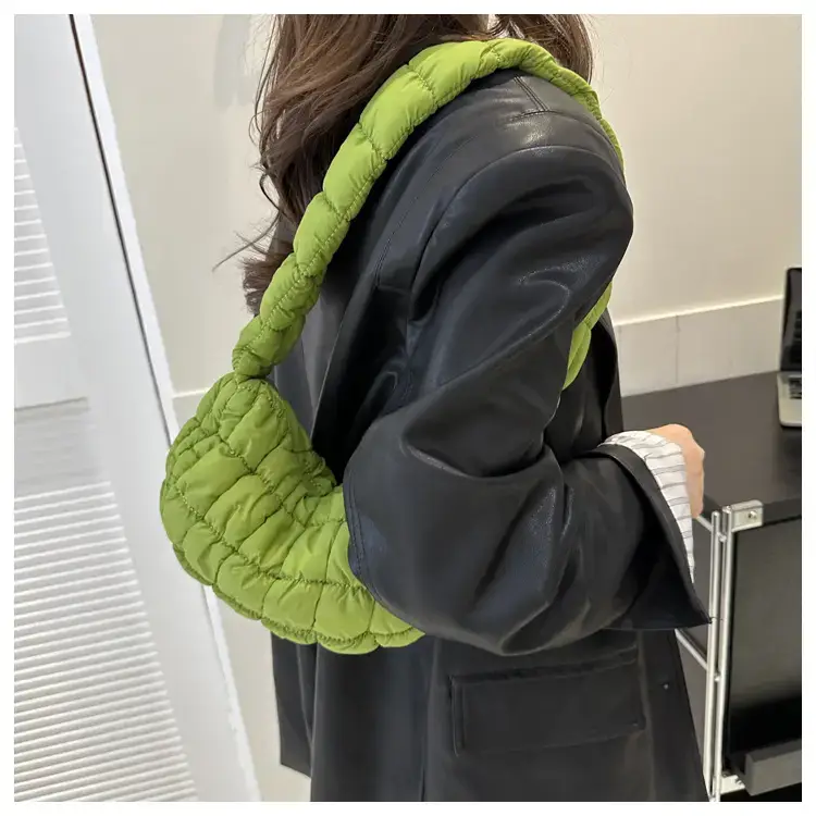 Pink Cotton Shoulder Bag for Women 2024 Winter — feature 20