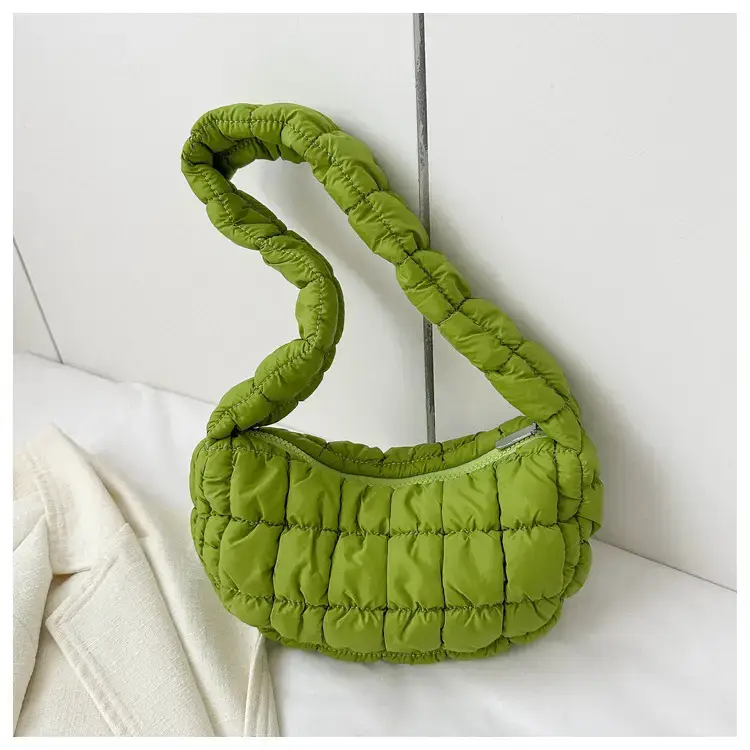 Pink Cotton Shoulder Bag for Women 2024 Winter — feature 28
