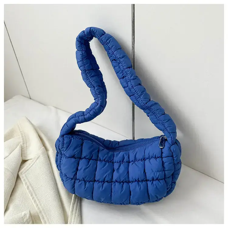 Pink Cotton Shoulder Bag for Women 2024 Winter — feature 33