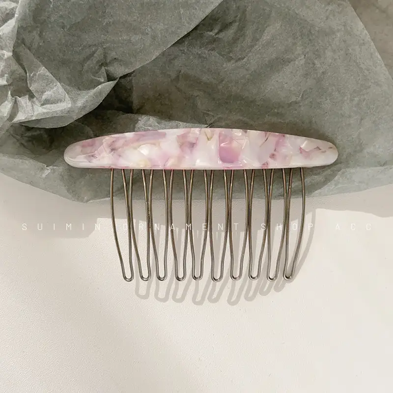 Acetate Hairpin with Cherry Design for Women
