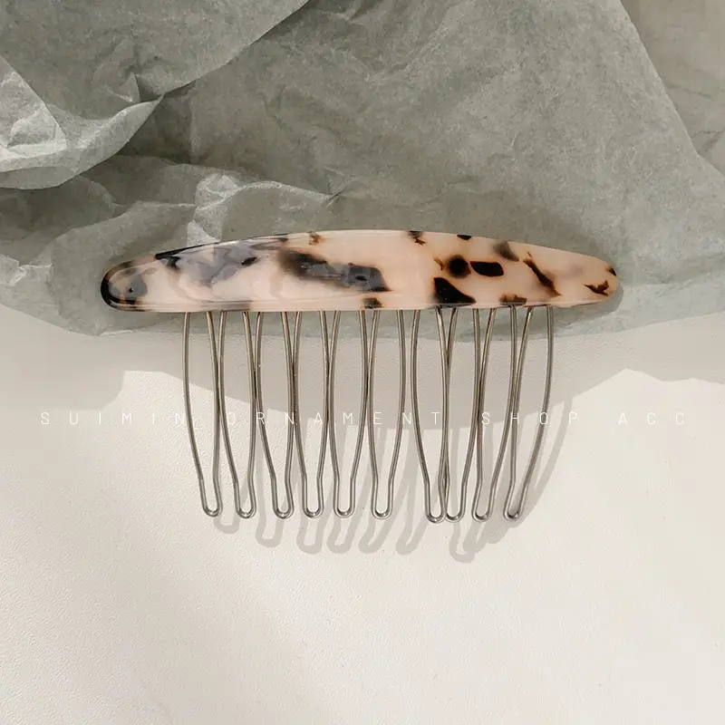 Acetate Hairpin with Cherry Design for Women