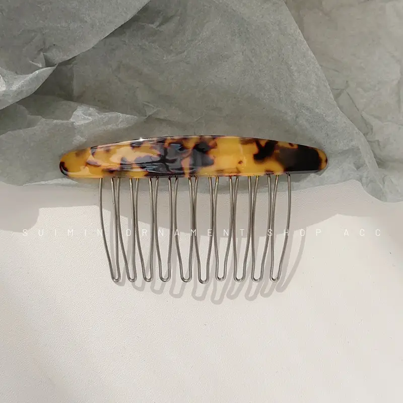 Acetate Hairpin with Cherry Design for Women