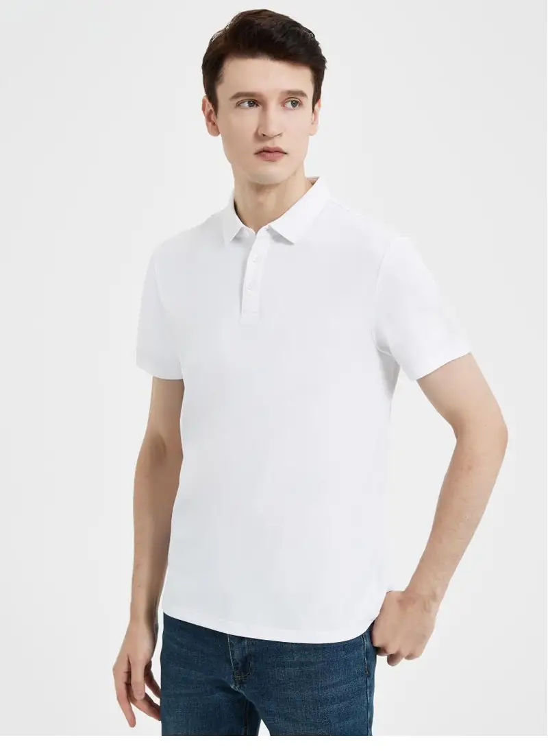 Men Ice-Free Collar T-Shirt Blue — feature 50