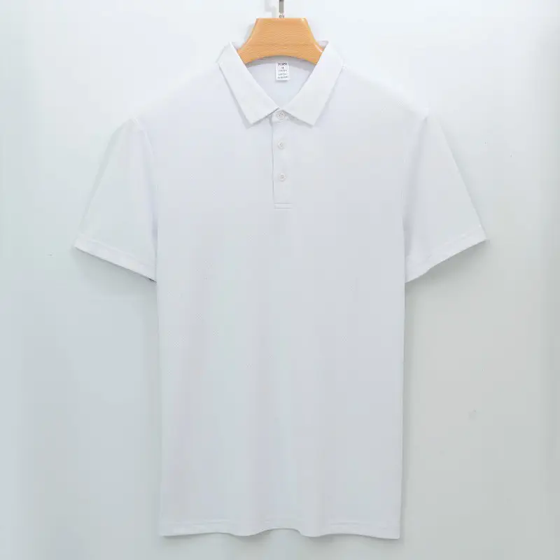Men Ice-Free Collar T-Shirt Blue - Image 5