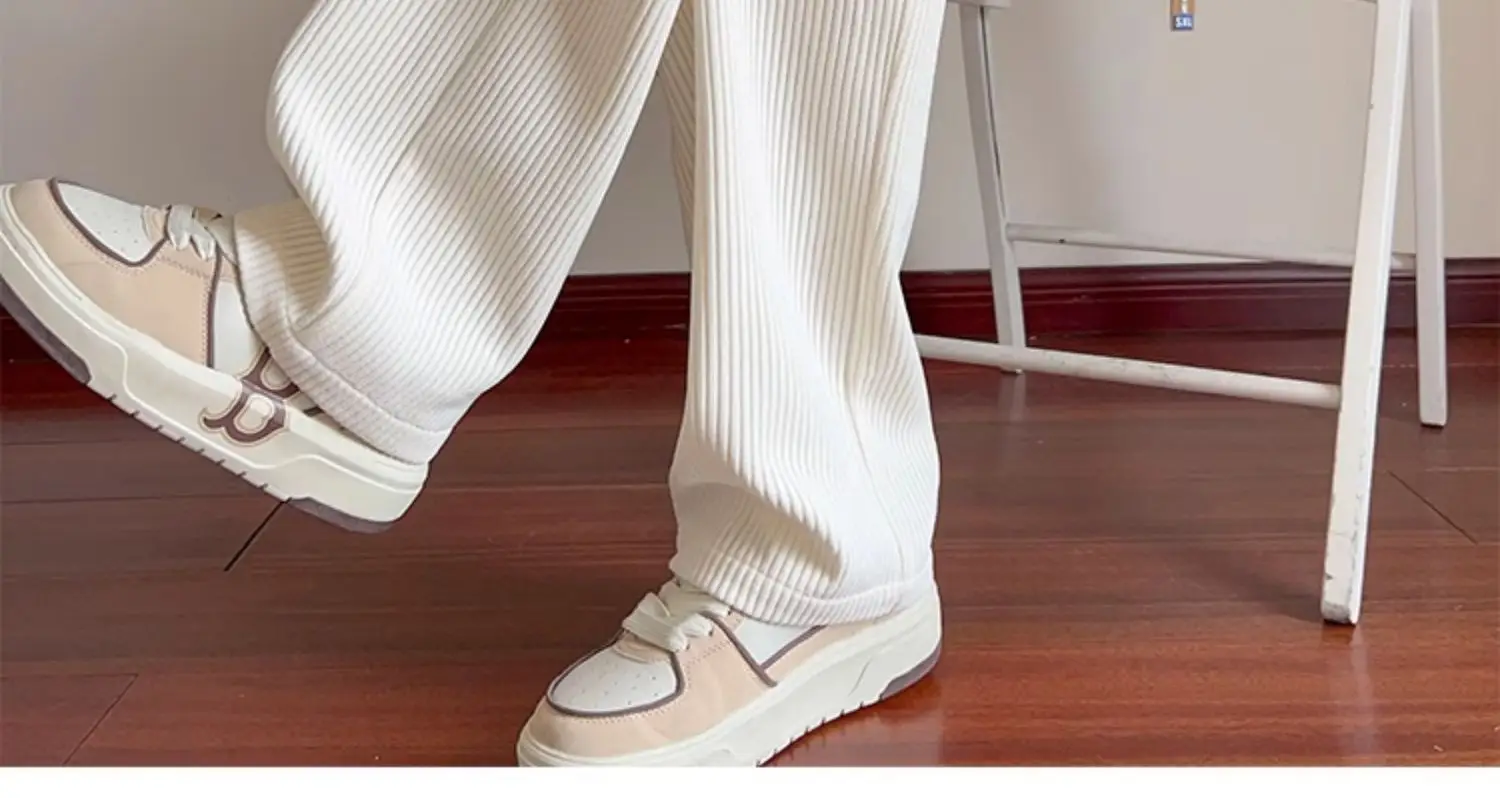 Khaki Fleece Lined Oversize Sweatpants for Boys Winter — feature 12
