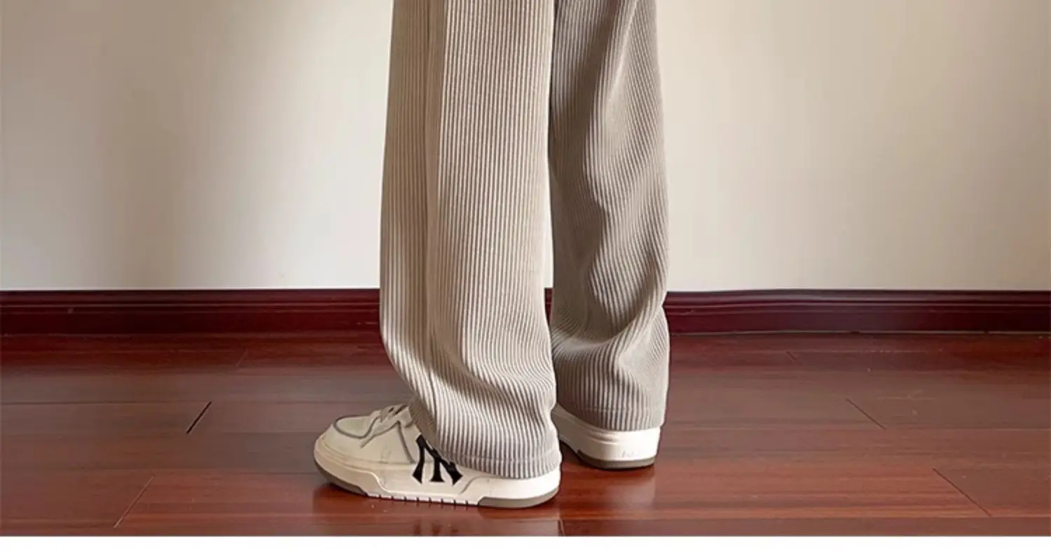 Khaki Fleece Lined Oversize Sweatpants for Boys Winter — feature 18