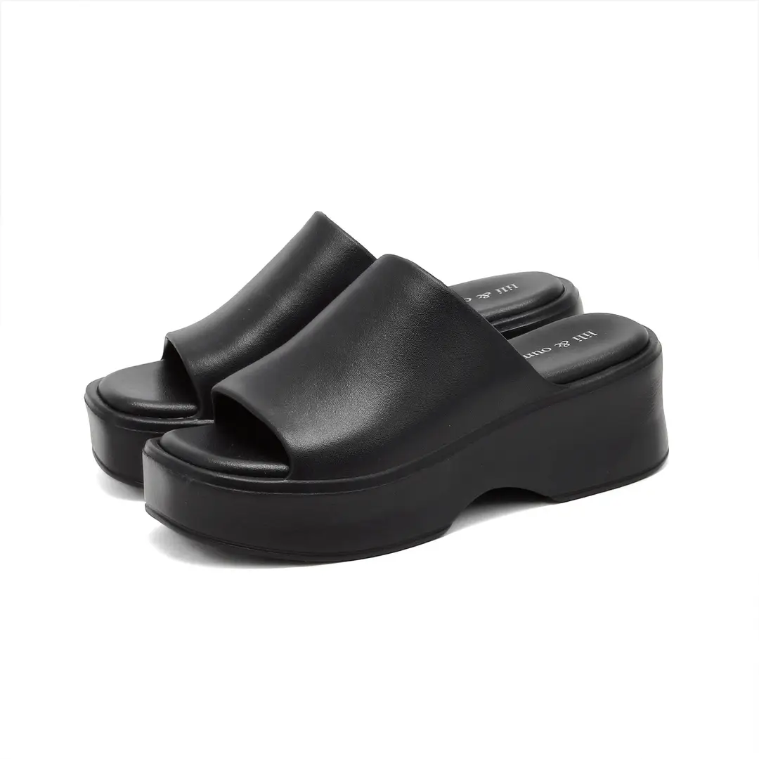 Women's Eva Platform Slippers for Outdoor Wear, One-Strap Style, Trendy Ins-Style, Comfortable Thong Sandals, Birkenstock-Style, Summer - Image 2
