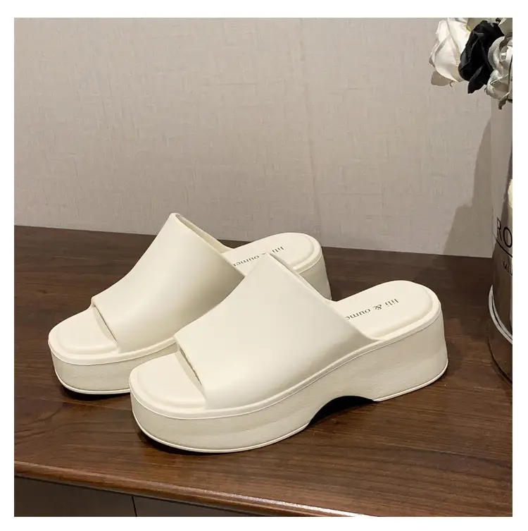 Women's Eva Platform Slippers for Outdoor Wear, One-Strap Style, Trendy Ins-Style, Comfortable Thong Sandals, Birkenstock-Style, Summer — feature 32