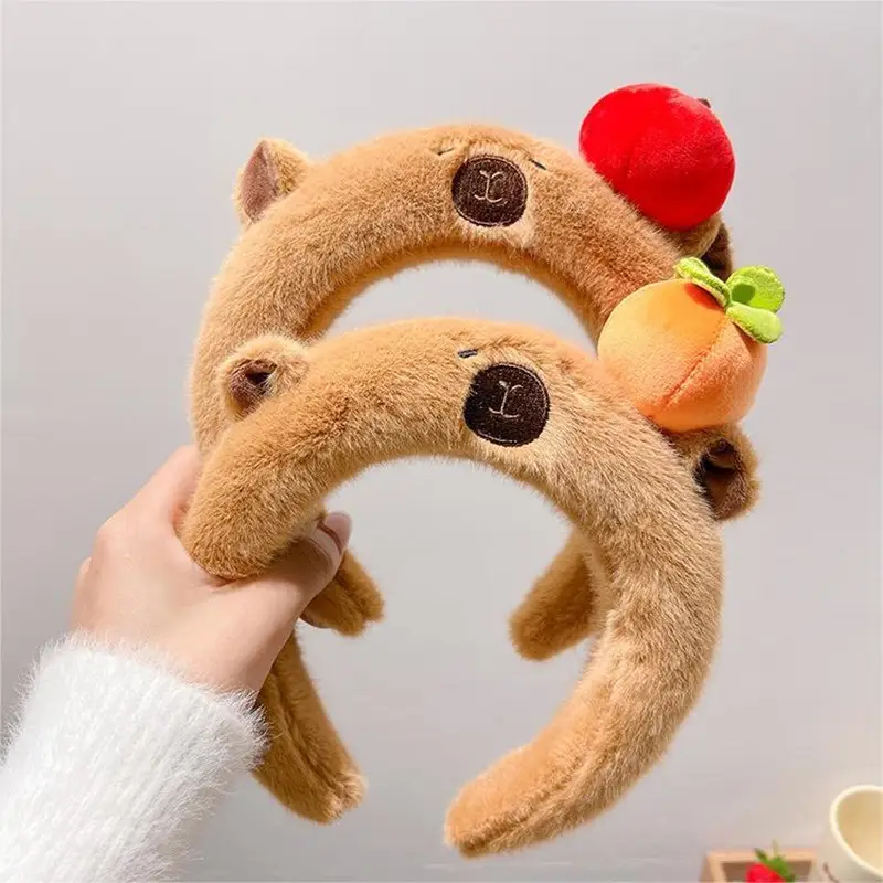 Plush Skull Top Headbands for Girls Women Autumn Winter - Image 11