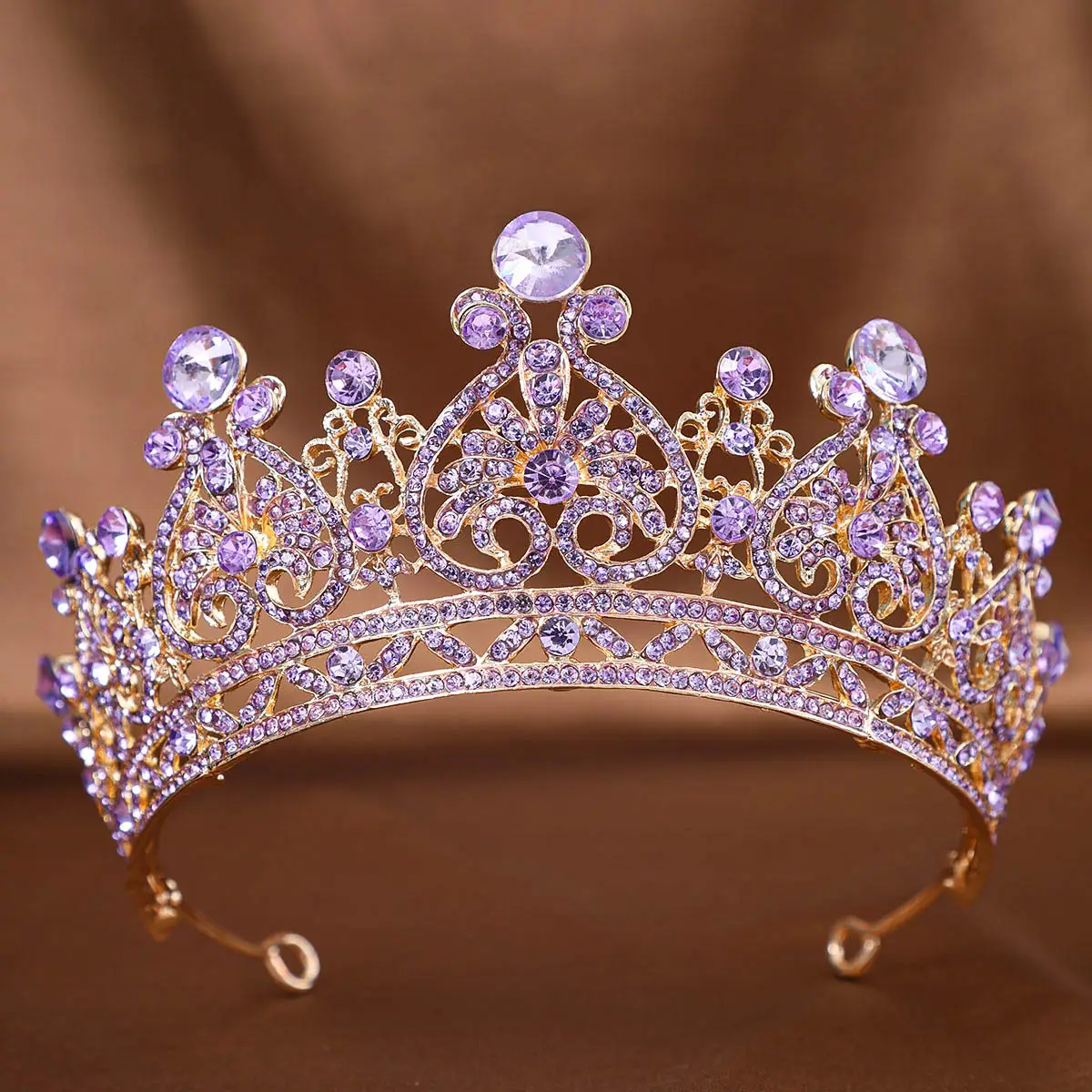 Hot Rhinestone European Bride Crown for Makeup & Baroque Dress - Image 11