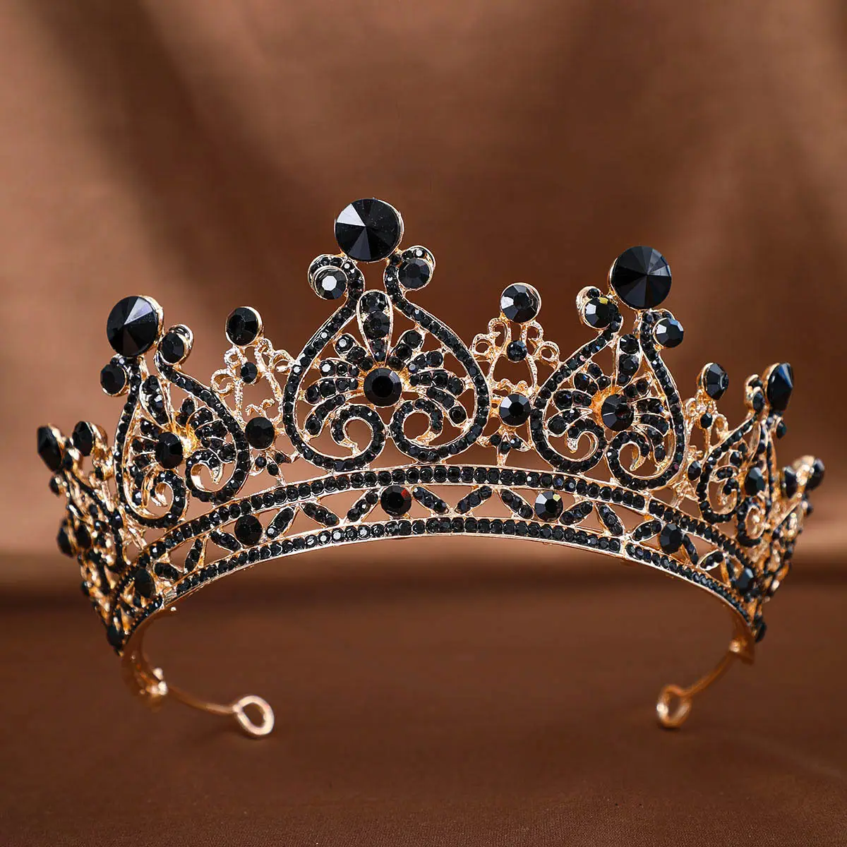 Hot Rhinestone European Bride Crown for Makeup & Baroque Dress - Image 8