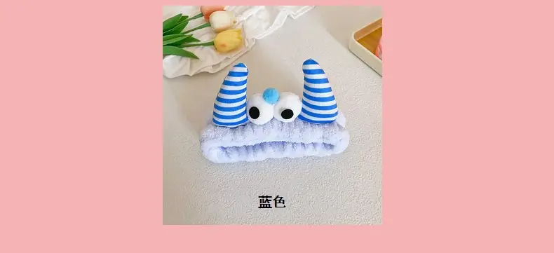 Plush Monster Horn Hair Bands with Big Eyes — feature 12
