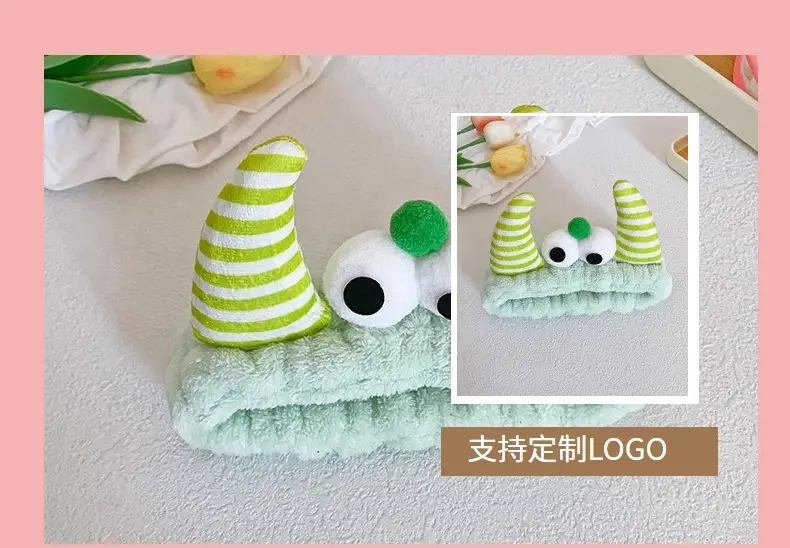 Plush Monster Horn Hair Bands with Big Eyes — feature 17