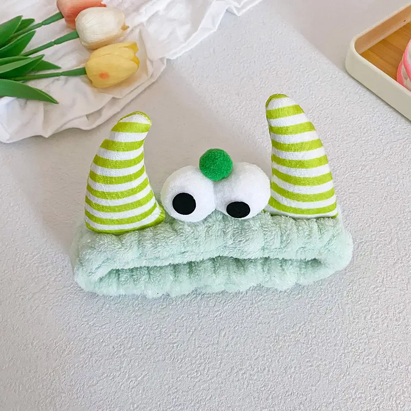 Plush Monster Horn Hair Bands with Big Eyes - Image 2
