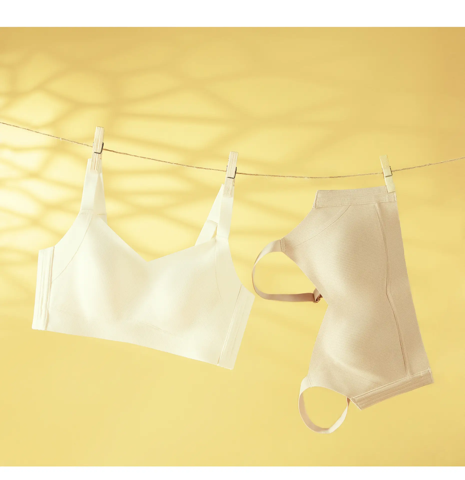 Wire-Free Rabbit Ears Bra for Women, Beige, Anti-Sagging, Large Breasts — feature 2