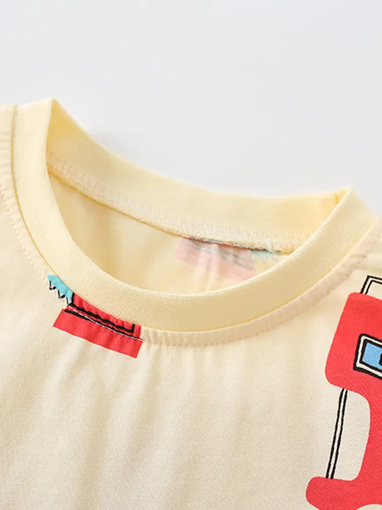 Malwee Boys Printed T-Shirt Summer White Elephant Design - Image 9