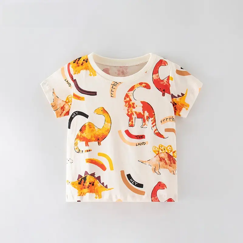 Malwee Boys Printed T-Shirt Summer White Elephant Design - Image 7