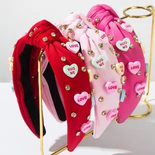 Cross-border New Fashion High-end Heart Pearl Hair Hoop Women's — feature 3
