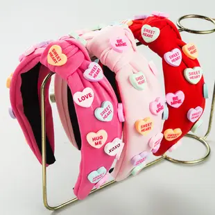Cross-border New Fashion High-end Heart Pearl Hair Hoop Women's — feature 4
