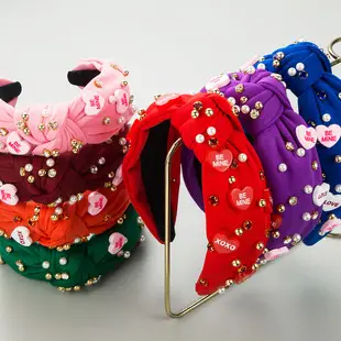 Cross-border New Fashion High-end Heart Pearl Hair Hoop Women's — feature 5